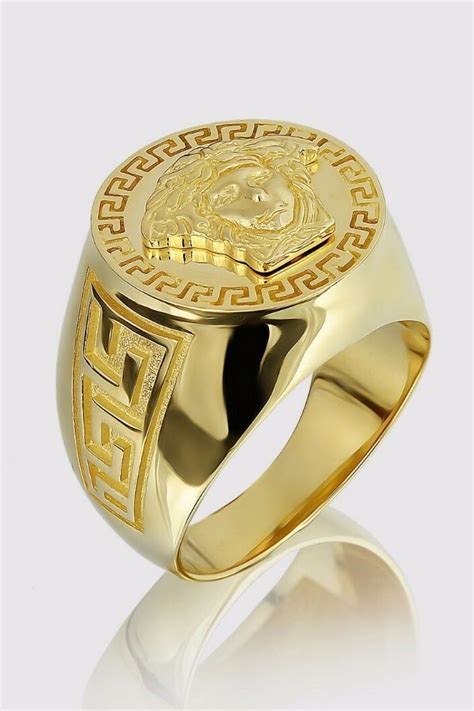 versace ring mens for sale|men versace rings 14k gold.